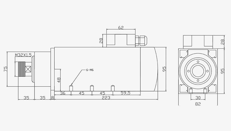 SL方型风冷2.2ER25-82X95
