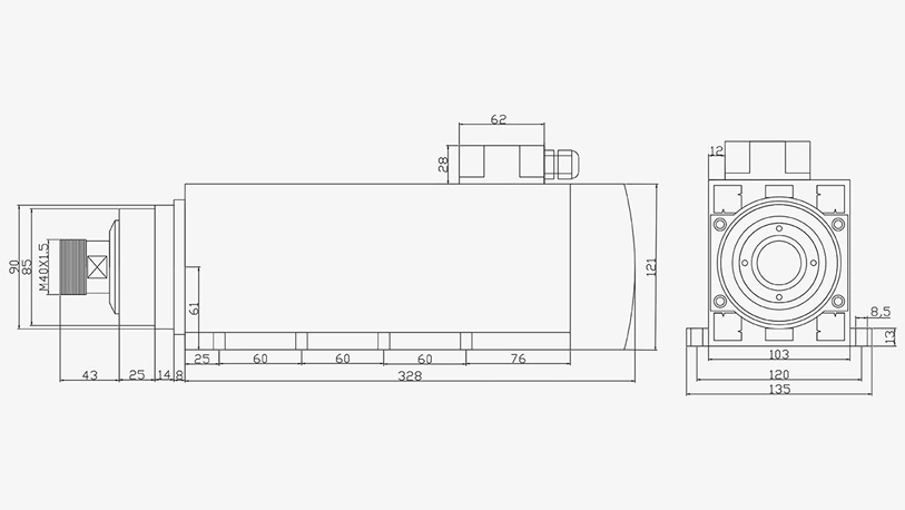 SL 方型风冷 7.5B ER32