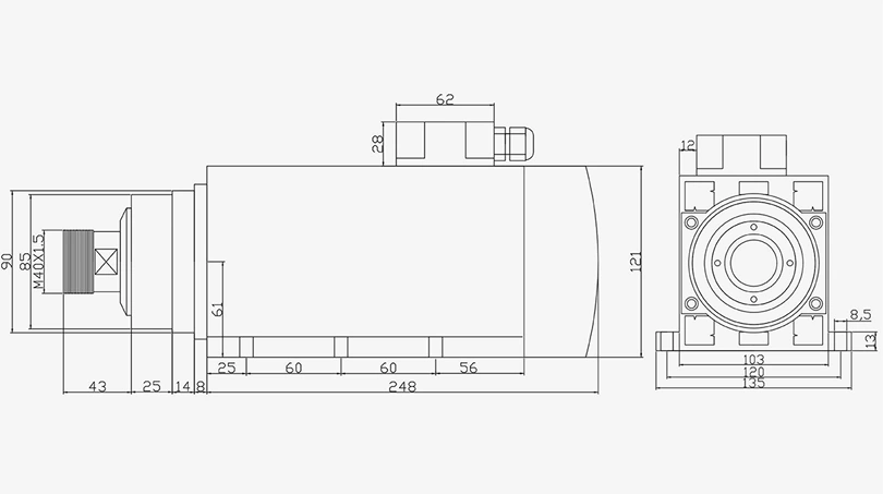 SL 方型风冷 4.5B ER32