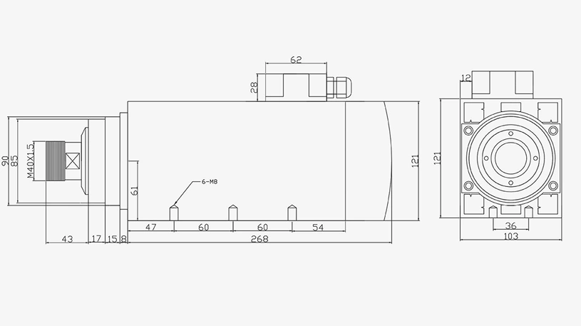 SL 方型风冷 6.0ER32-221